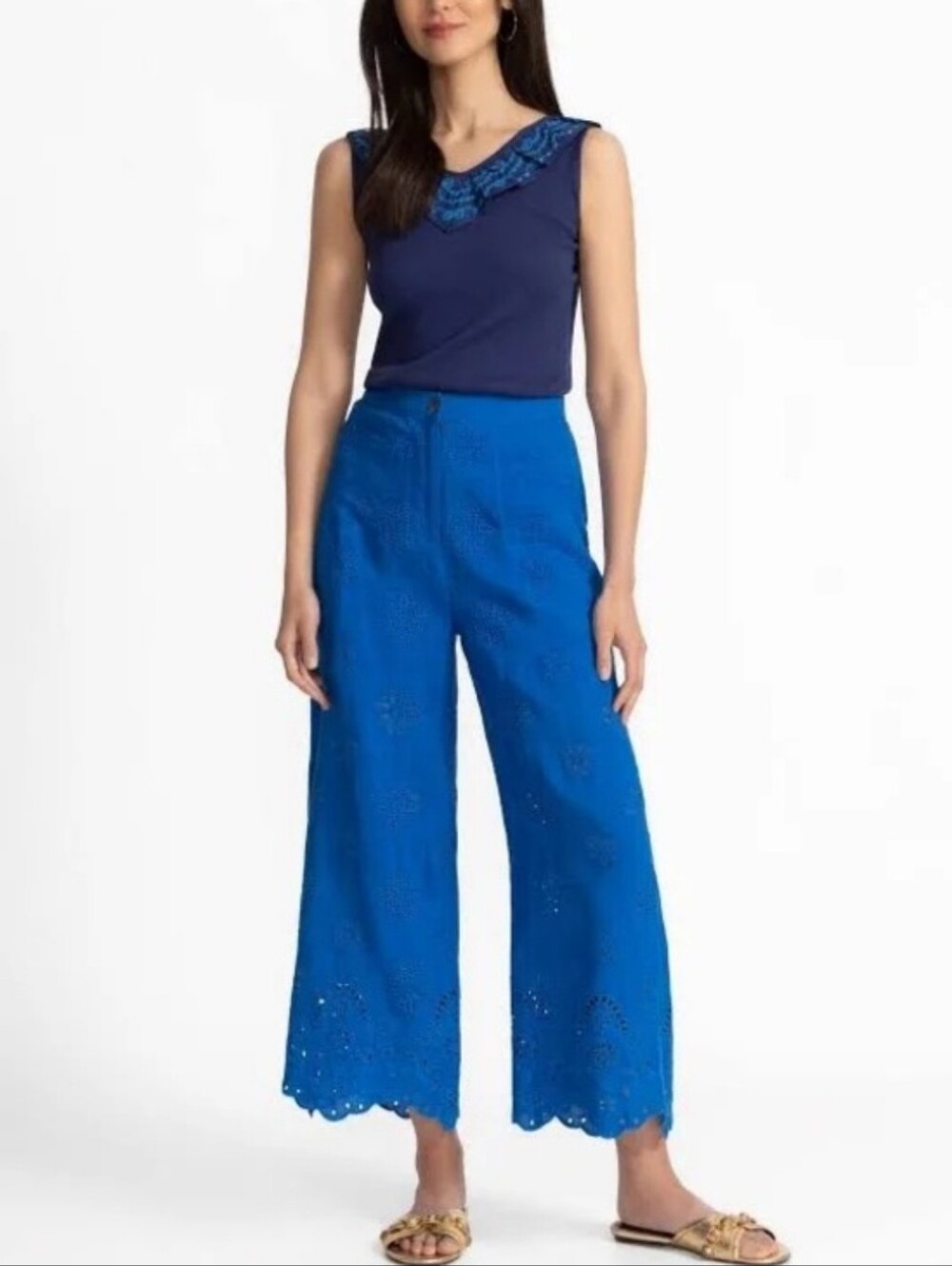 NWT Johnny Was Delores Wide Leg Pant - Lucianne. Size S